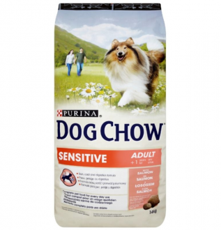 Dog Chow Adult Sensitive Somon ve Pirinçli 14 kg Köpek Maması kullananlar yorumlar